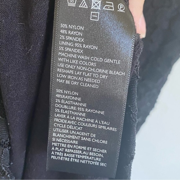 Kimchi Blue Lace V-Neck Mini Little Dress LBD in Black • S Small - Picture 6 of 7